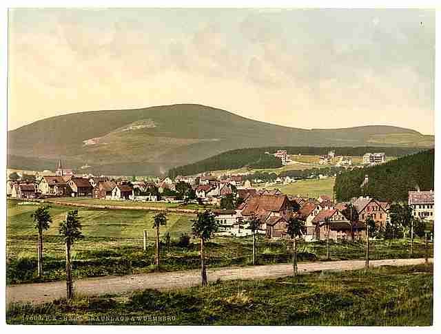 Vintage Wurmberg Braunlage Hartz A4 Photo Print