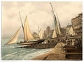 Vintage Yachts Starting Hastings England A4 Photo Print