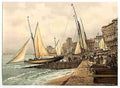 Vintage Yachts starting Hastings A4 Photo Print