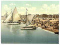 Vintage Yachts starting Yarmouth A4 Photo Print