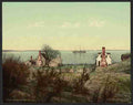 Vintage Yorktown harbor VA A4 Photo Print