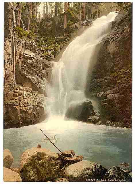 Vintage Zackefall Riesengebirge A4 Photo Print