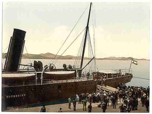Vintage Zara landing place Dalmatia A4 Photo Print