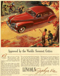 Vintage Zephyr Autumn 1940s Vintage Retro Advert Poster
