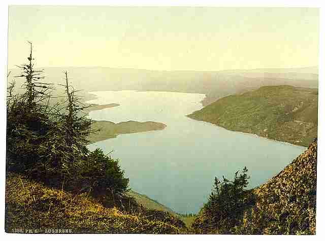 Vintage Zug Lake Zug I A4 Photo Print