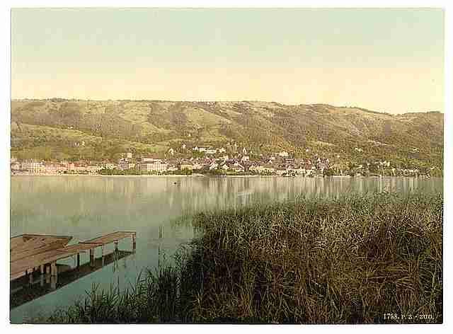 Vintage Zug general view A4 Photo Print