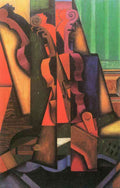 Violin And Guitar Juan Gris Abstract Art A4 Photo Print