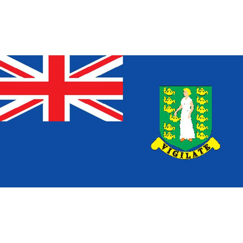 Virgin Islands Flag N3939 A4 Photo Print