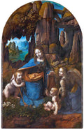 Virgin Mary Virgin Of Rocks Leonardo Da Vinci 3 A4 Photo Print