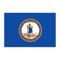 Virginia Flag N4197 A4 Photo Print