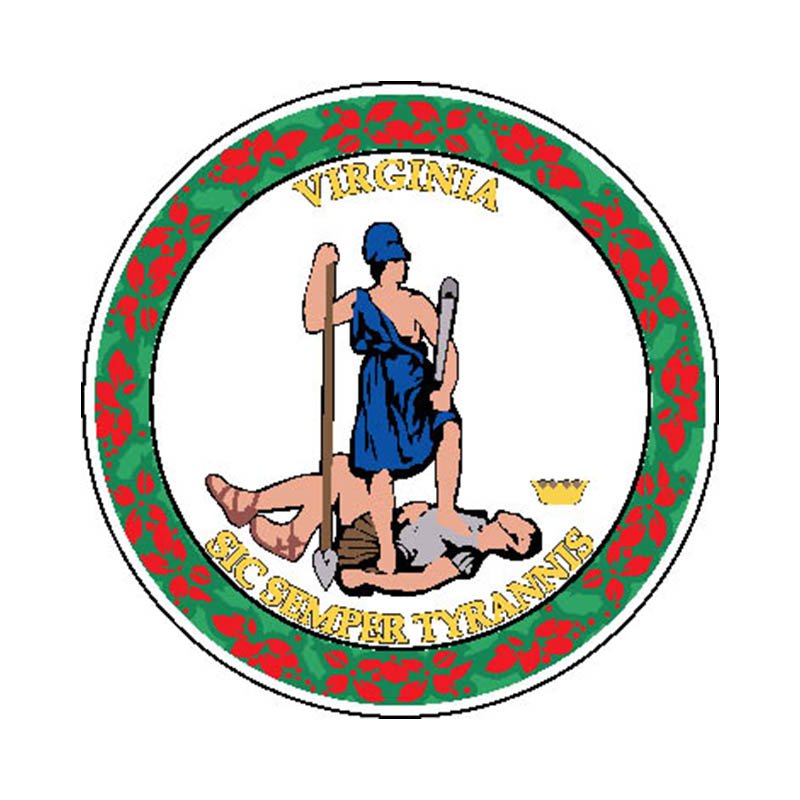 Virginia Seal N4196 A4 Photo Print