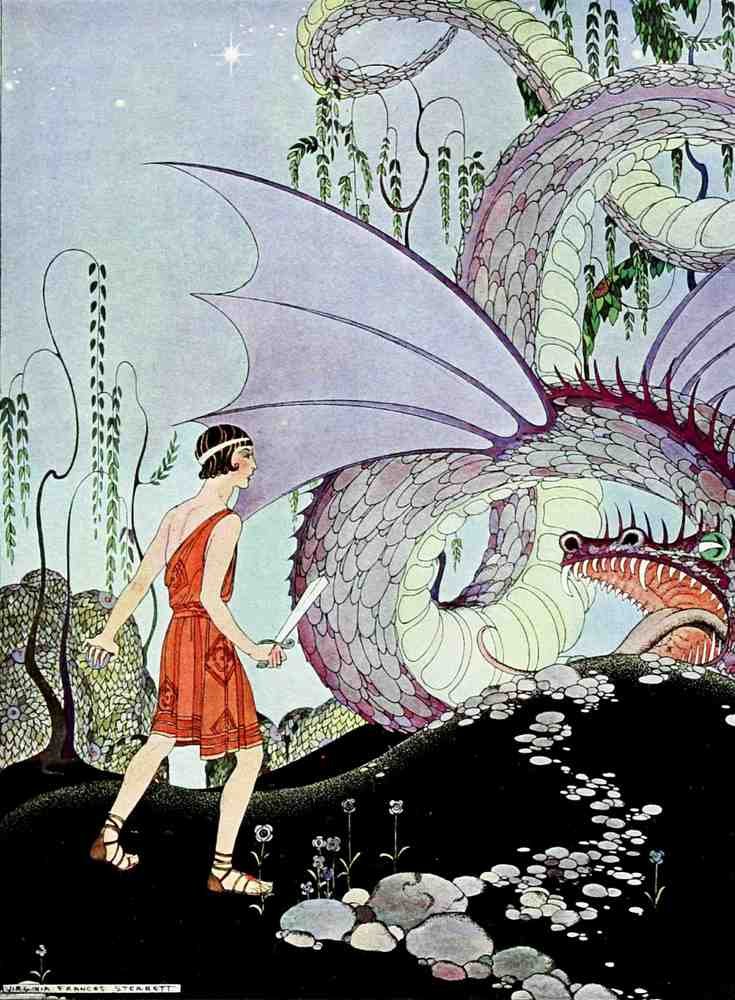 Virginia Sterrett Page 52 Fairy Art Vintage Illustration A4 Photo Print