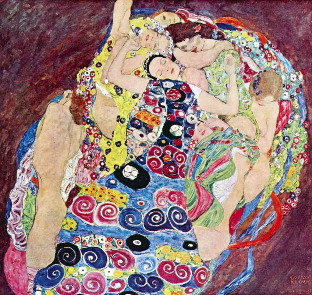 Virgins Klimt A4 Photo Print