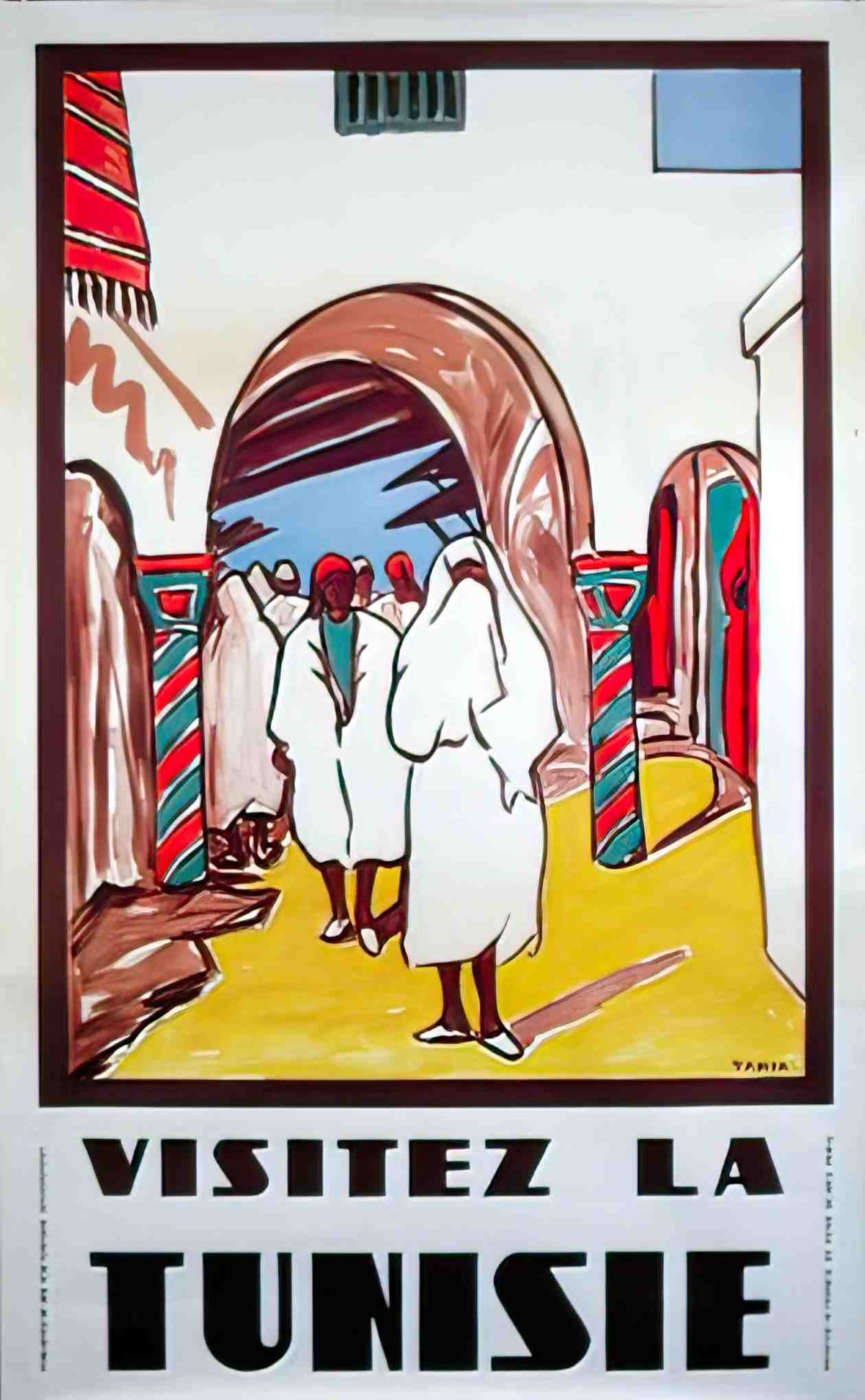 VisitezTunisie Advert A4 Photo Print
