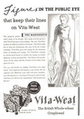 Vita Weat Figures 1930s Vintage Retro Advert Poster
