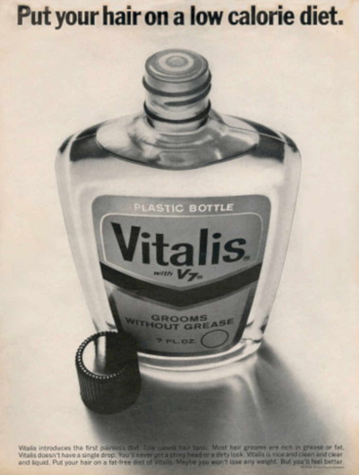 Vitalis Grooming Tonic 1960s Vintage Retro Advert