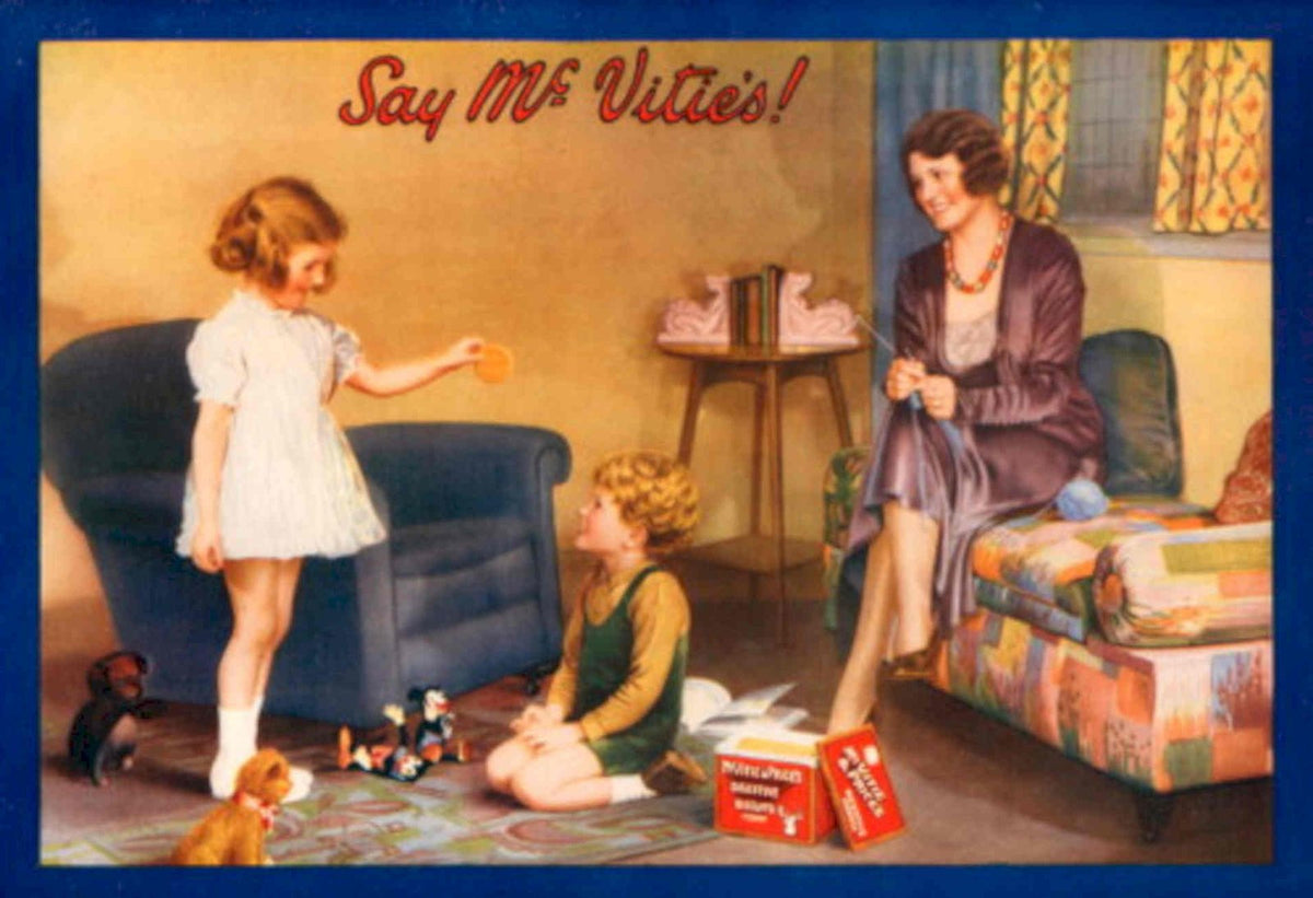 Vities Baking Powder 1930s Vintage Retro Advert Poster