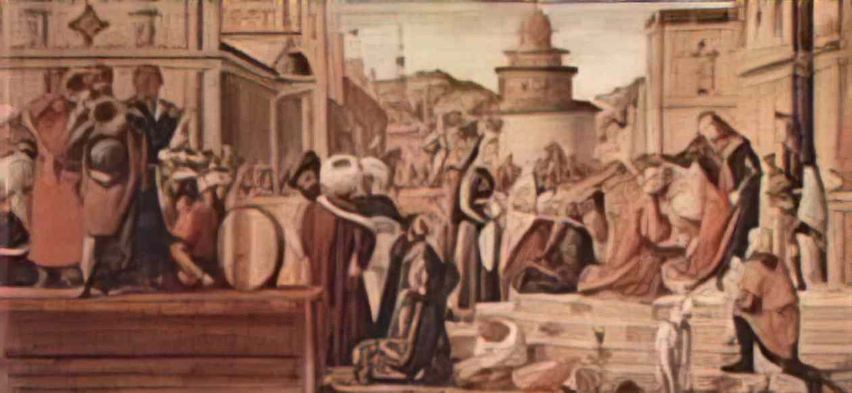 Vittore Carpaccio st george baptising the gentile 1507 Art A4 Photo Print