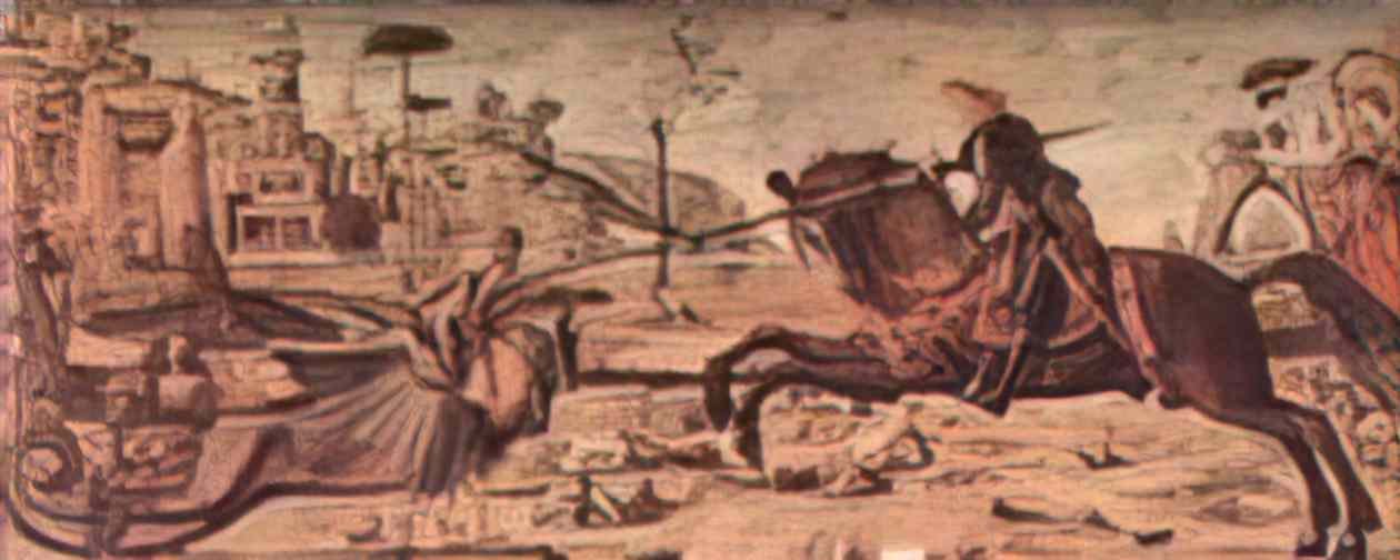 Vittore Carpaccio st george killing the dragon 1507 Art A4 Photo Print