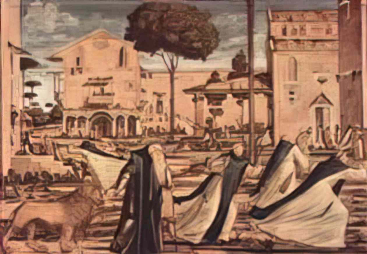 Vittore Carpaccio st jerome and lion in the monastery 1509 Art A4 Photo Print