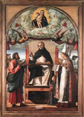 Vittore Carpaccio st thomas in glory between st mark and st louis of Art A4 Photo Print