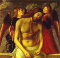 Vittore Carpaccio the dead christ supported by angels Art A4 Photo Print