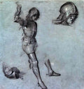 Vittore Carpaccio three studies of a cavalier in armor Art A4 Photo Print