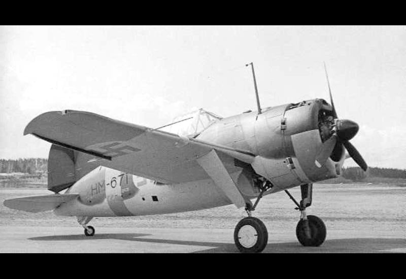 Vl Humu Fighter Prototype Finland A4 Photo Print