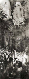 Vladimir Borovikovsky intercession of the blessed virgin mary Art A4 Photo Print
