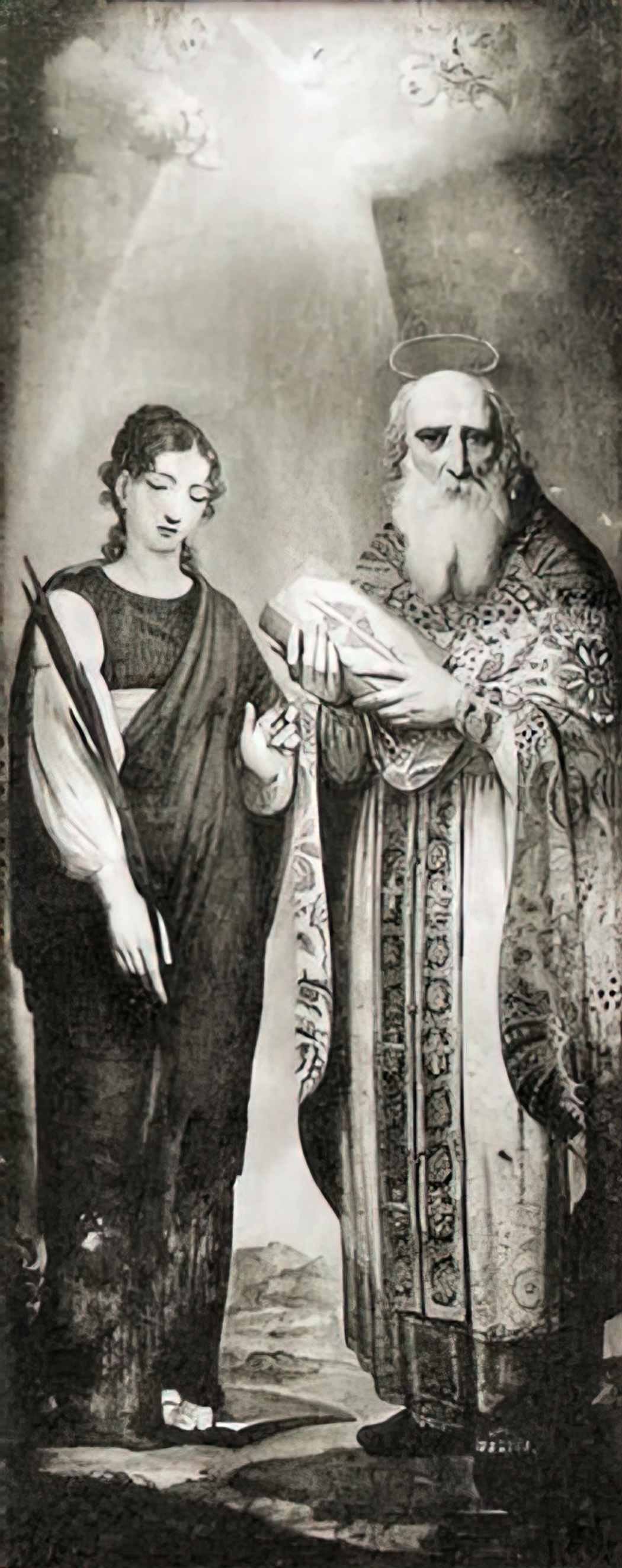 Vladimir Borovikovsky st juliana Art A4 Photo Print