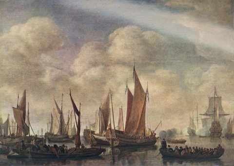 Vlieger Simon De Visit Of Frederick Hendriks Ii To Dordrecht In 1650 A4 Photo Print