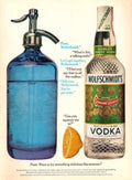 Vodka Soda Orange 1960s Vintage Retro Advert