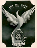 Vol De Nuit 2 1940s Vintage Retro Advert Poster