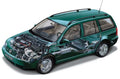 Volkswagen Bora Variant 1999 cutaway A4 Photo Print
