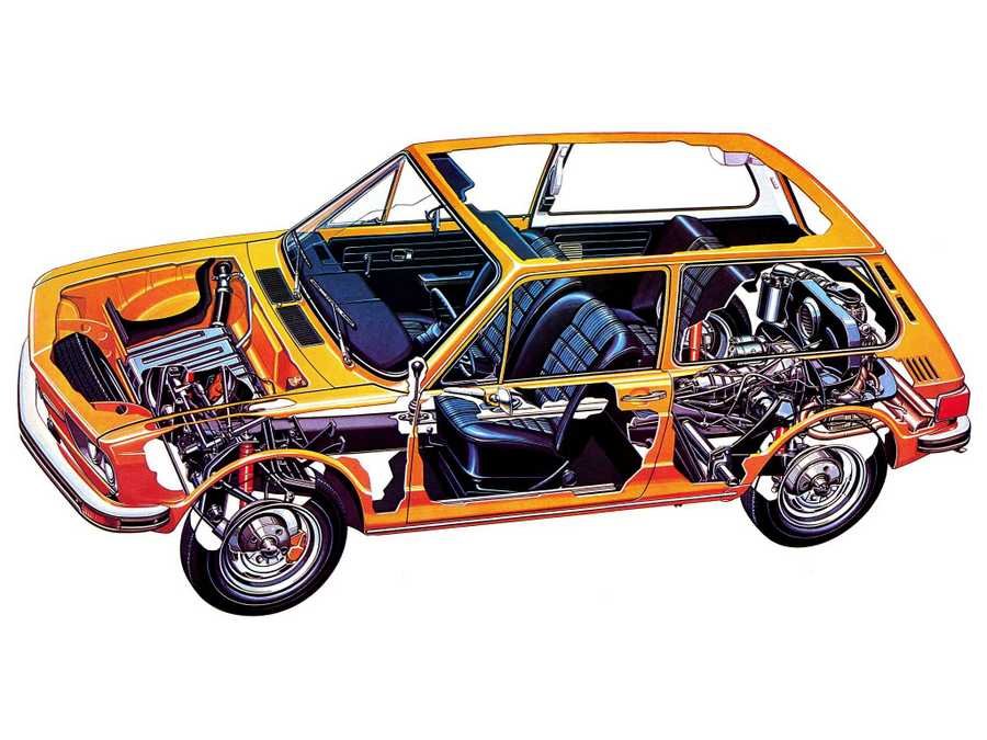 Volkswagen Brasília cutaway A4 Photo Print