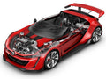 Volkswagen GTI Roadster Vision Gran Turismo 2014 cutaway A4 Photo Print