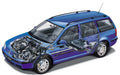 Volkswagen Golf Variant 1999 cutaway A4 Photo Print