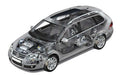Volkswagen Jetta cutaway A4 Photo Print