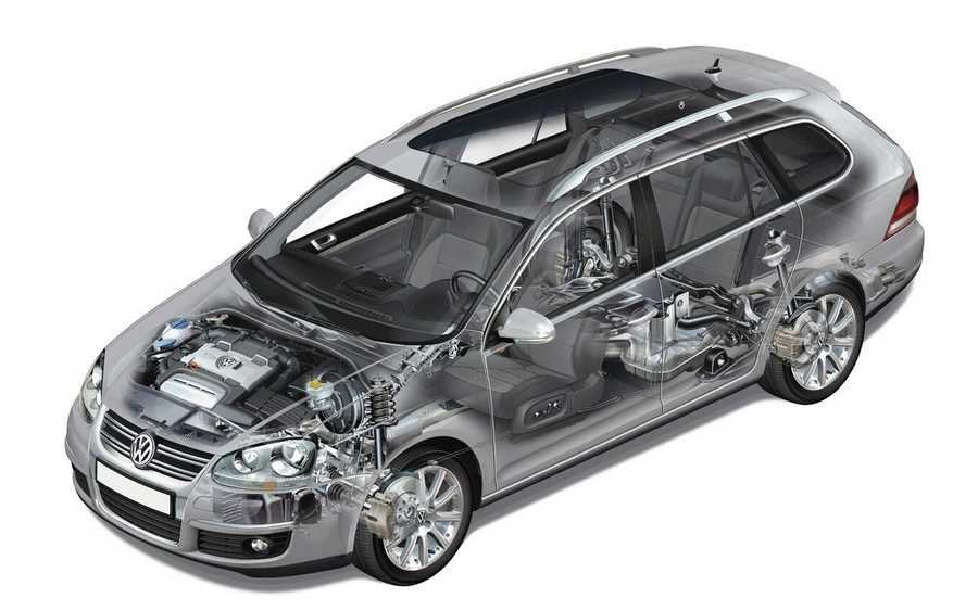 Volkswagen Jetta cutaway A4 Photo Print