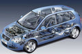 Volkswagen Polo cutaway A4 Photo Print
