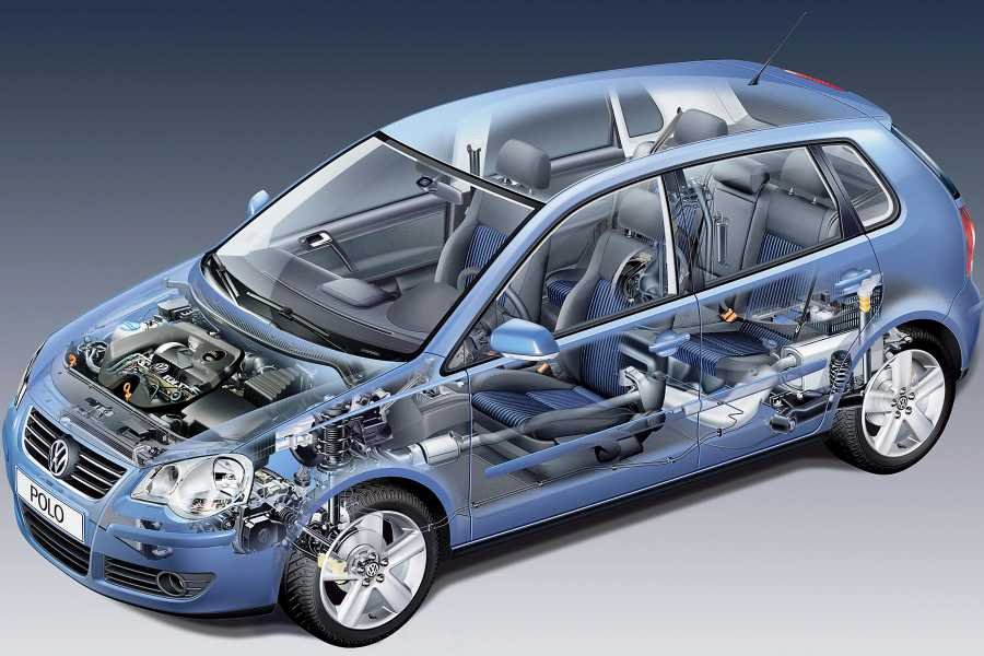 Volkswagen Polo cutaway A4 Photo Print
