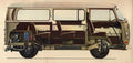 Volkswagen Transporter T2 cutaway A4 Photo Print