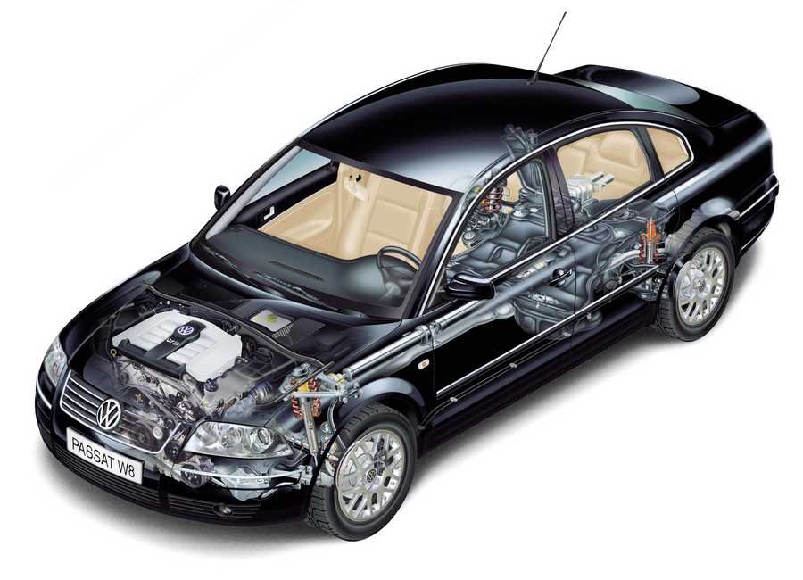 Volkswagen passat cutaway A4 Photo Print