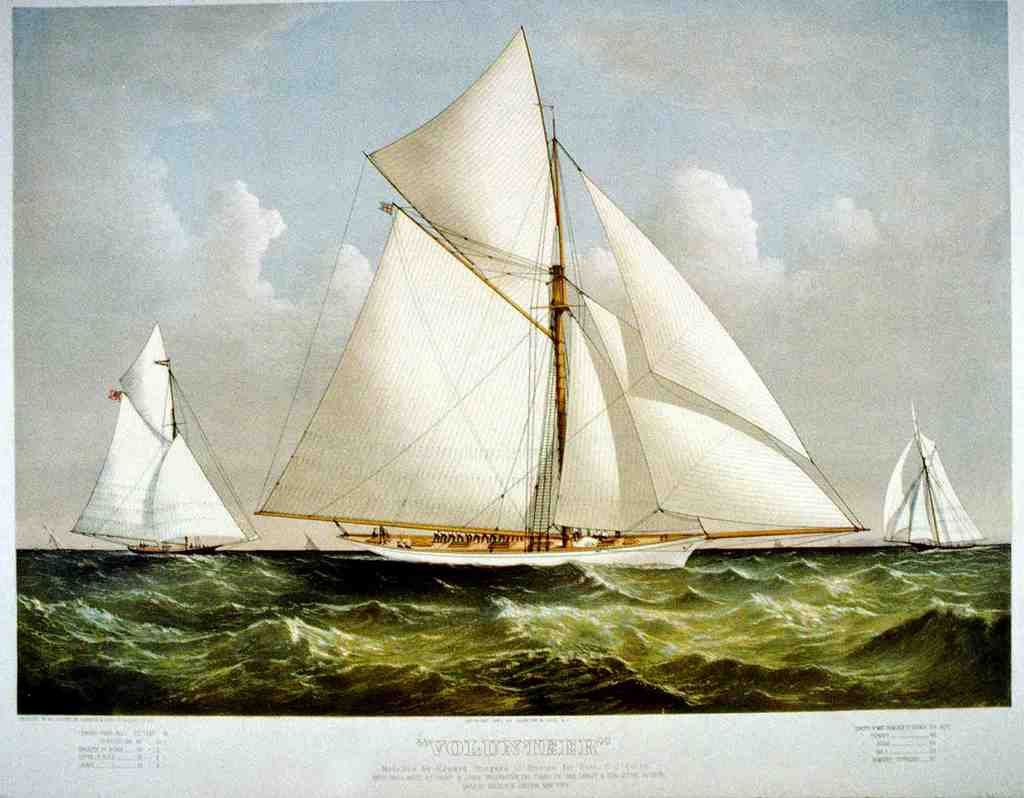 Volunteer Ship Vintage A4 Photo Print
