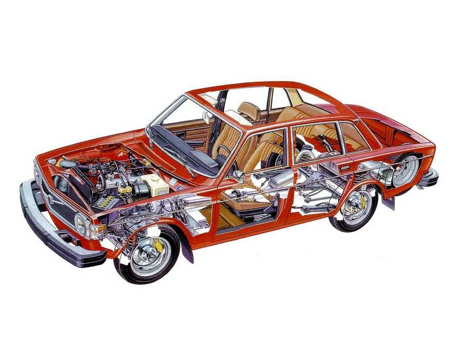 Volvo 144 cutaway A4 Photo Print