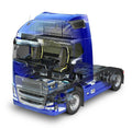 Volvo Truck cutaway A4 Photo Print