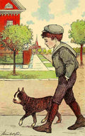 Von Hofsten Hugo Dogs 1908 Great friends A4 Photo Print