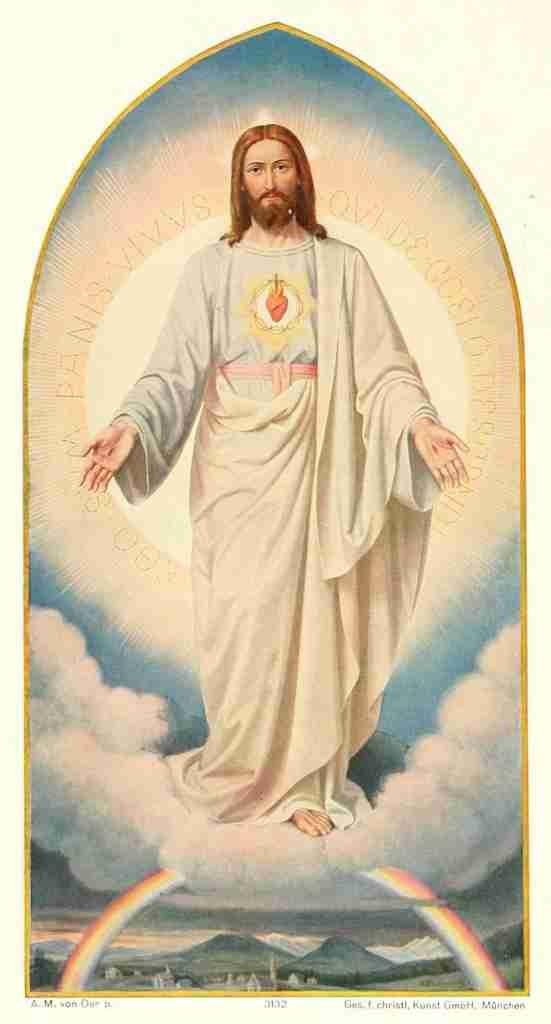 Von Oer AM Christliche Kunst 13 1916 Christ A4 Photo Print