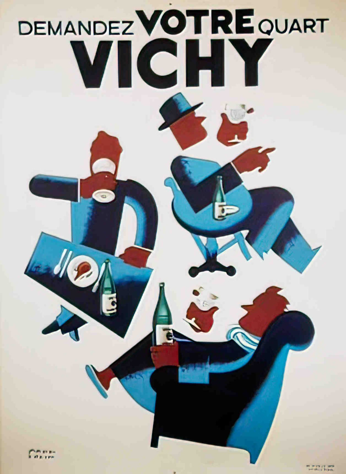 VotreVichy Advert A4 Photo Print