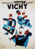 VotreVichy Vintage Advert A4 Photo Print